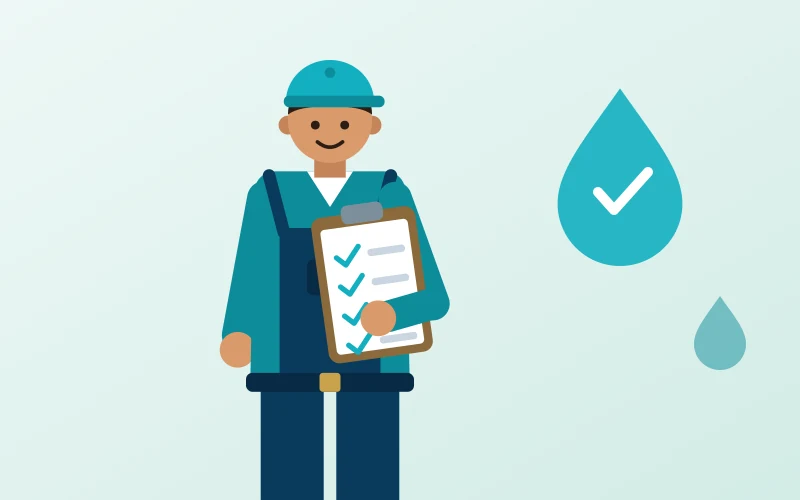 Water purifier servicing